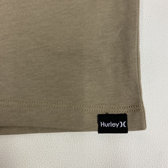 NWOT Hurley Tee Surf and Enjoy khaki brown super soft, preshrunk cotton Size M - Picture 7 of 10
